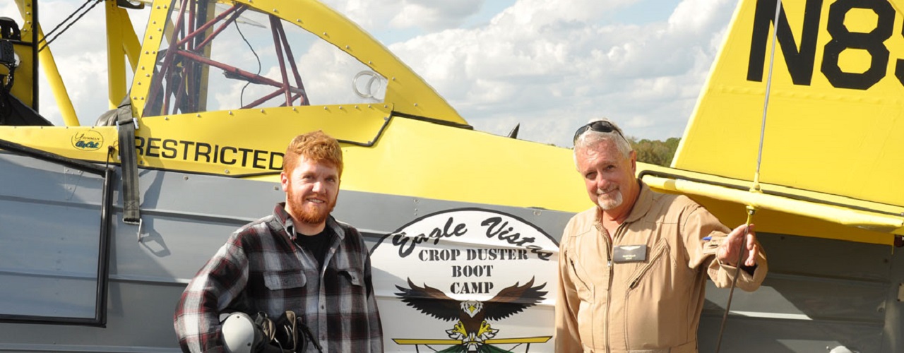 Eagle Vistas Ag Pilot Flight School Graduate Dustin