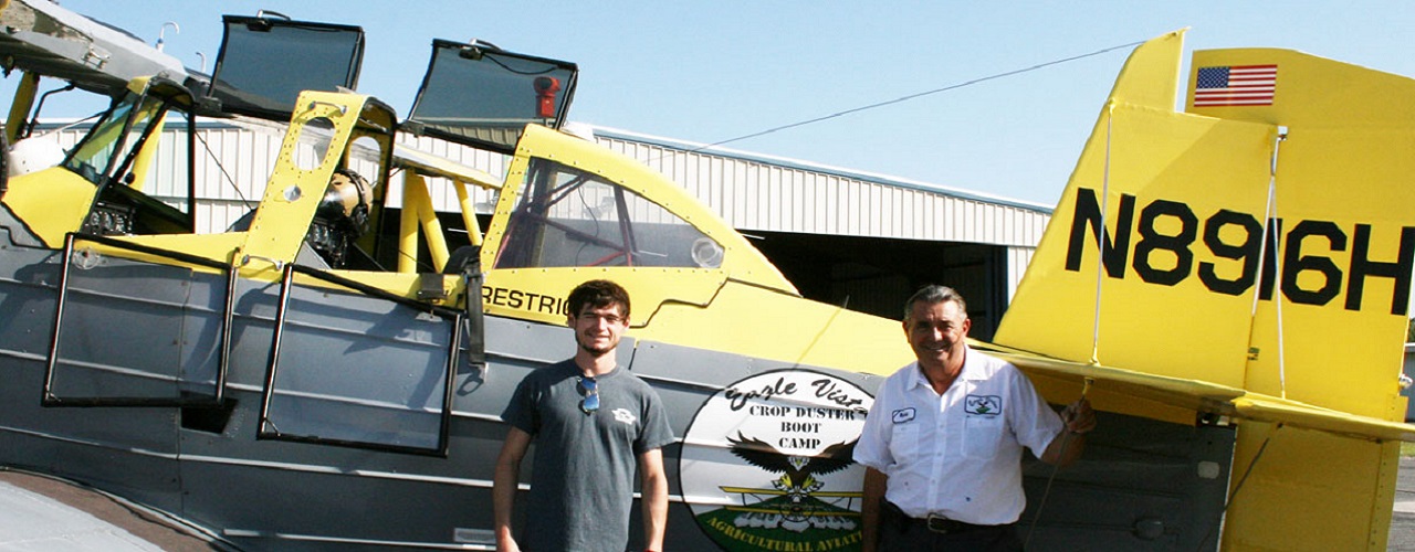 Eagle Vistas Ag Pilot Training Graduate - Andy