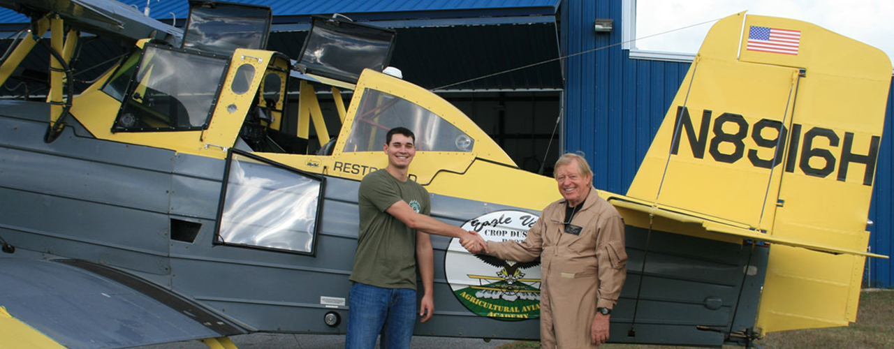 Eagle Vistas Ag Pilot Training Graduate - Clay