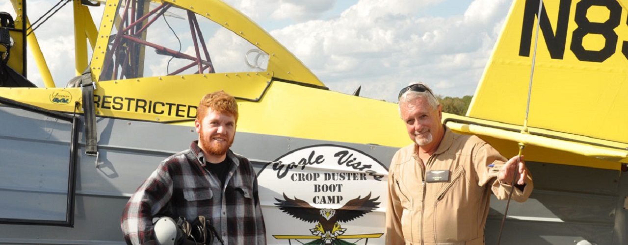 Eagle Vistas Ag Pilot Training Graduate - Dustin